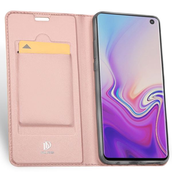 Dux Ducis Étui de téléphone Slim Samsung Galaxy S10e - Rose Champagne