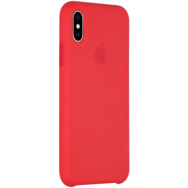 Apple Coque en silicone iPhone X - Rouge