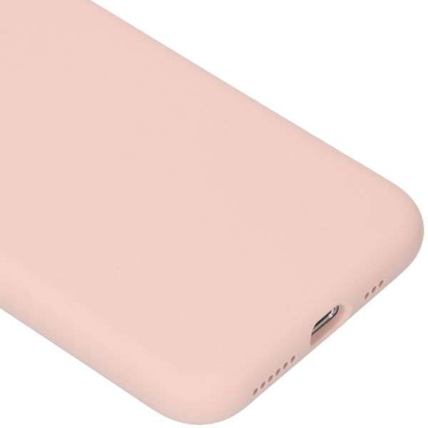 Accezz Coque Liquid Silicone iPhone 11 Pro - Rose