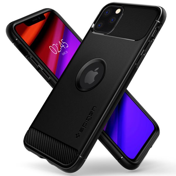 Spigen Coque Rugged Armor iPhone 11 Pro - Noir