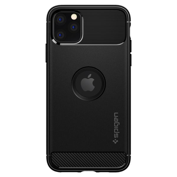 Spigen Coque Rugged Armor iPhone 11 Pro Max - Noir