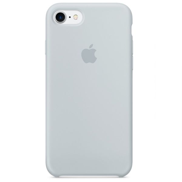 Apple Coque en silicone iPhone SE (2022 / 2020) / 8 / 7 - Mist Blue