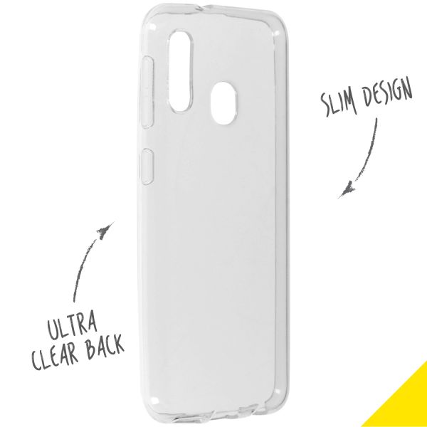 Accezz Coque Clear Samsung Galaxy A20e - Transparent