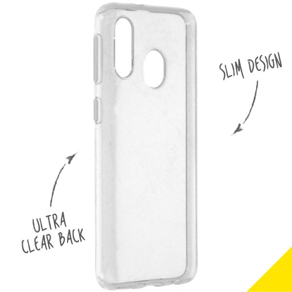 Accezz Coque Clear Samsung Galaxy A40 - Transparent