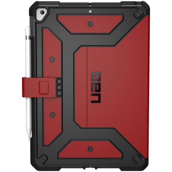 UAG Coque tablette Metropolis iPad 9 (2021) 10.2 pouces / iPad 8 (2020) 10.2 pouces / iPad 7 (2019) 10.2 pouces - Rouge