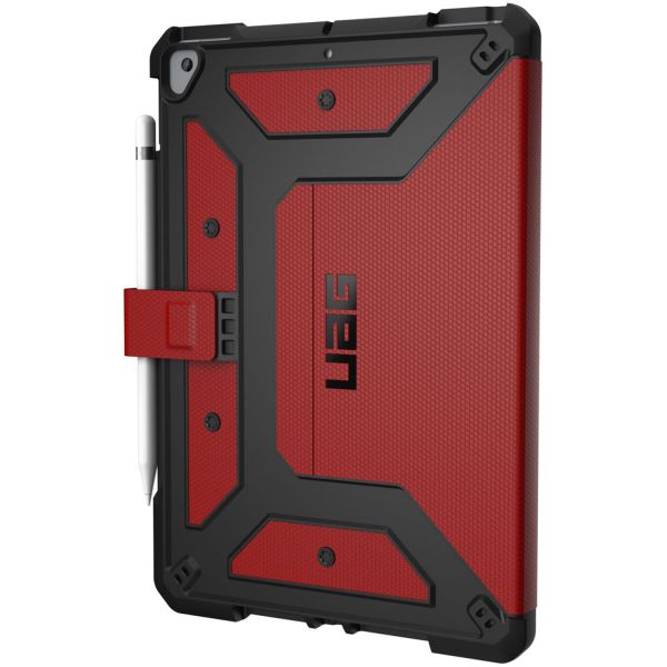 UAG Coque tablette Metropolis iPad 9 (2021) 10.2 pouces / iPad 8 (2020) 10.2 pouces / iPad 7 (2019) 10.2 pouces - Rouge