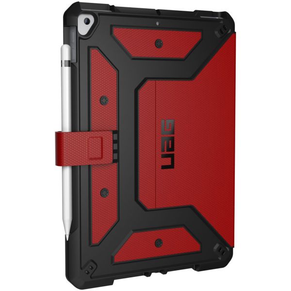 UAG Coque tablette Metropolis iPad 9 (2021) 10.2 pouces / iPad 8 (2020) 10.2 pouces / iPad 7 (2019) 10.2 pouces - Rouge