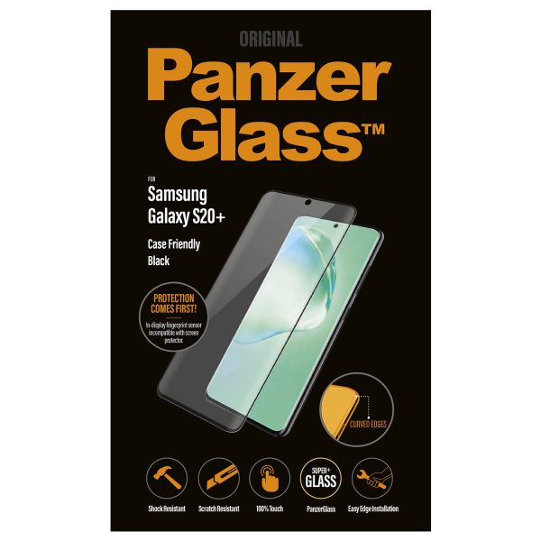 PanzerGlass Protection d'écran en verre trempé Case Friendly Samsung Galaxy S20 Plus