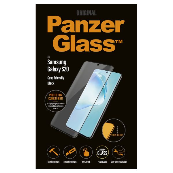 PanzerGlass Protection d'écran en verre trempé Case Friendly Samsung Galaxy S20