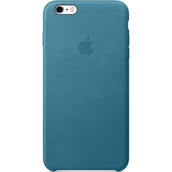 Apple Coque Leather iPhone 6(s) Plus - Marine Blue