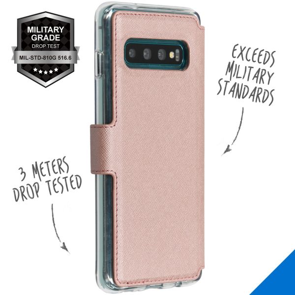 Accezz Étui de téléphone Xtreme Wallet Samsung Galaxy S10 - Rose