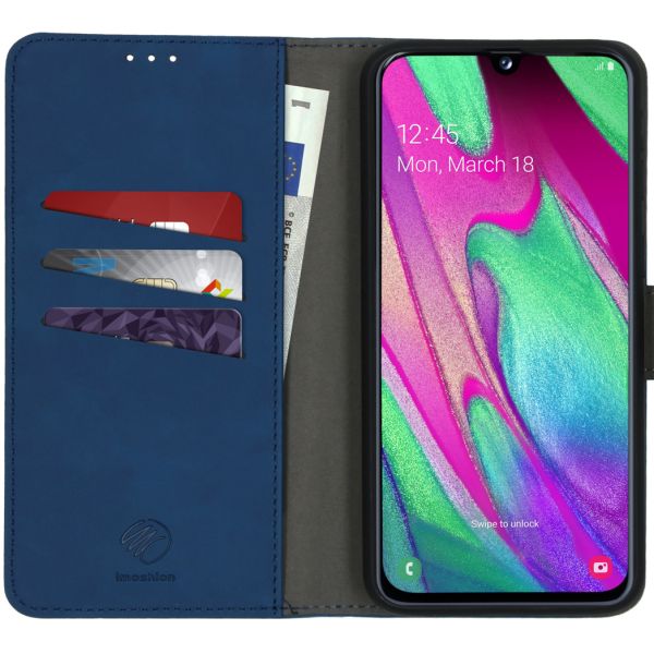 imoshion Etui de téléphone 2-en-1 amovible Samsung Galaxy A40 - Bleu