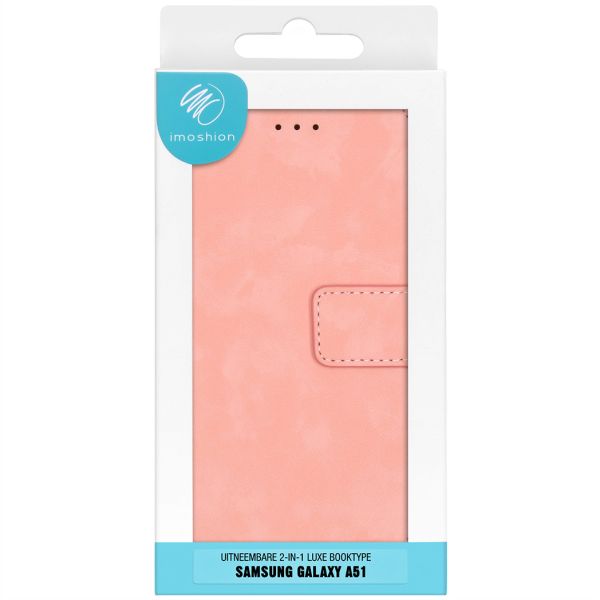 imoshion Etui de téléphone 2-en-1 amovible Samsung Galaxy A51 - Rose