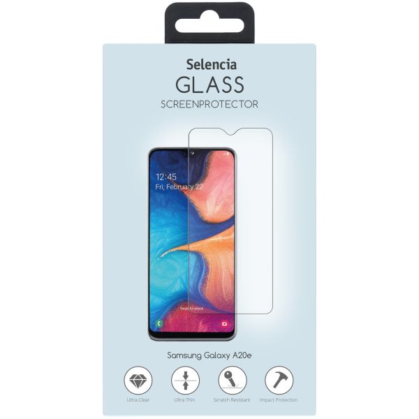 Selencia Protection d'écran en verre trempé Samsung Galaxy A20e