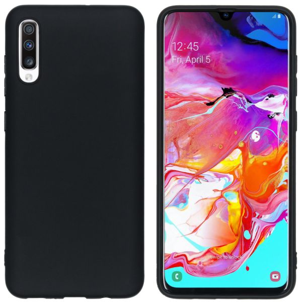 imoshion Coque Couleur Samsung Galaxy A70 - Noir