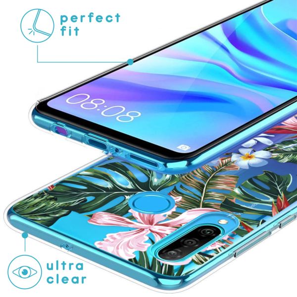 imoshion Coque Design Huawei P30 Lite - Jungle - Vert / Rose