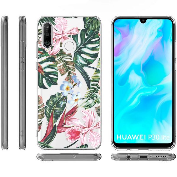 imoshion Coque Design Huawei P30 Lite - Jungle - Vert / Rose