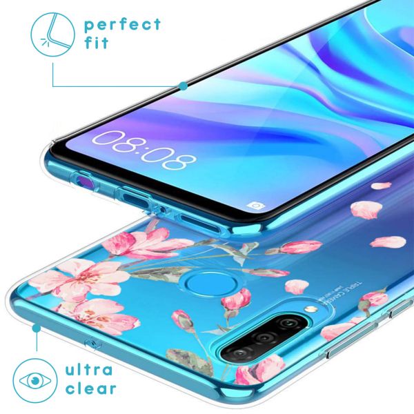 imoshion Coque Design Huawei P30 Lite - Fleur - Rose