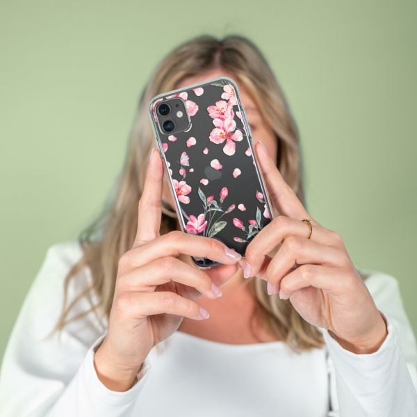 imoshion Coque Design Huawei P30 Lite - Fleur - Rose