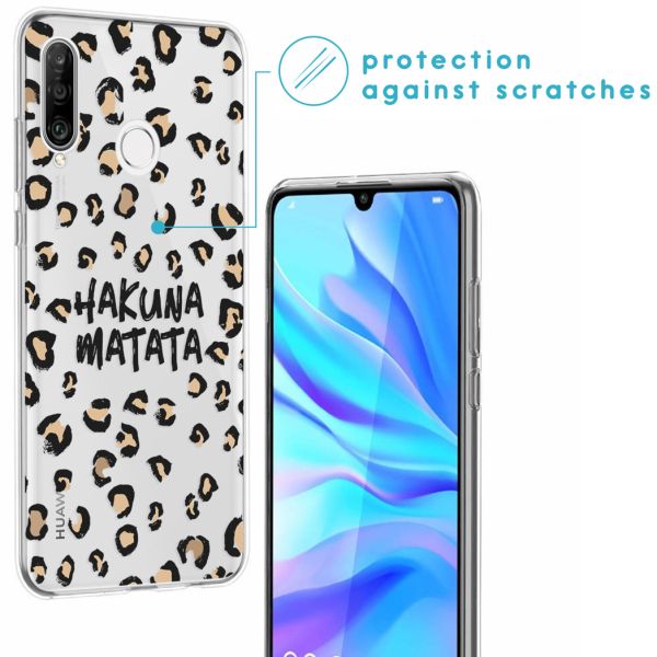 imoshion Coque Design Huawei P30 Lite - Léopard - Brun / Noir