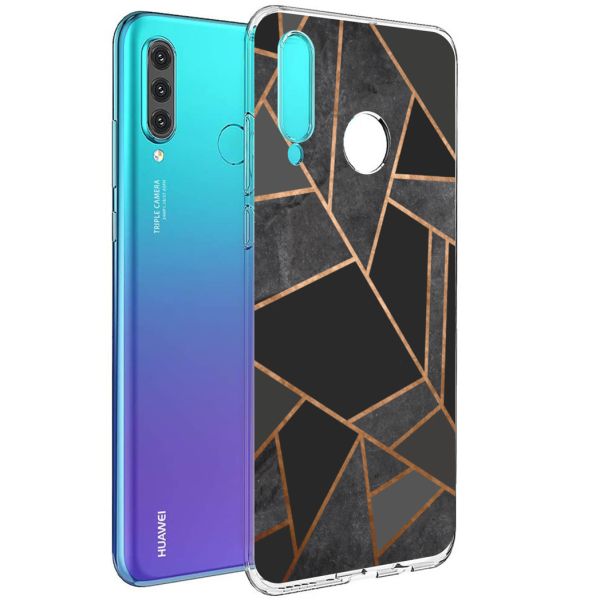 imoshion Coque Design Huawei P30 Lite - Black Graphic