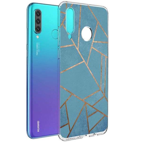 imoshion Coque Design Huawei P30 Lite - Blue Graphic