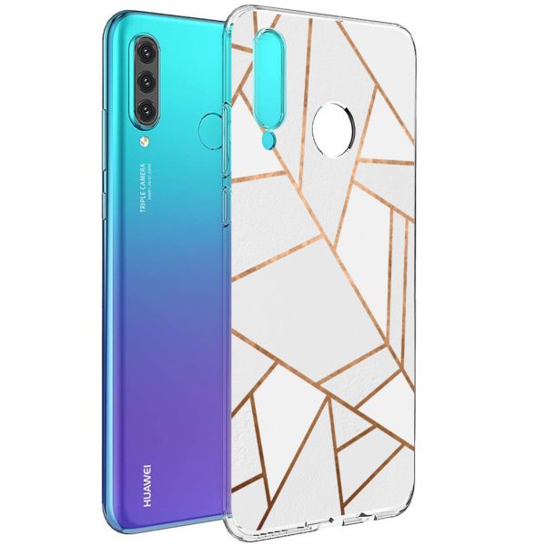 imoshion Coque Design Huawei P30 Lite - White Graphic