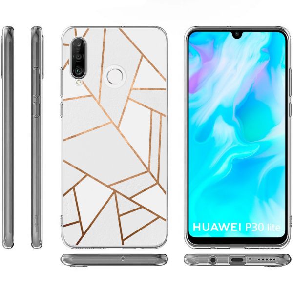 imoshion Coque Design Huawei P30 Lite - White Graphic