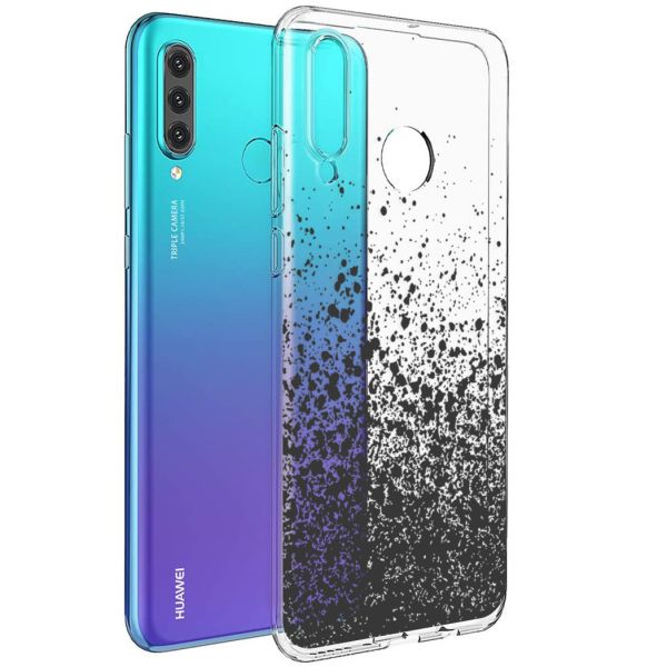 imoshion Coque Design Huawei P30 Lite - Eclaboussures - Noir