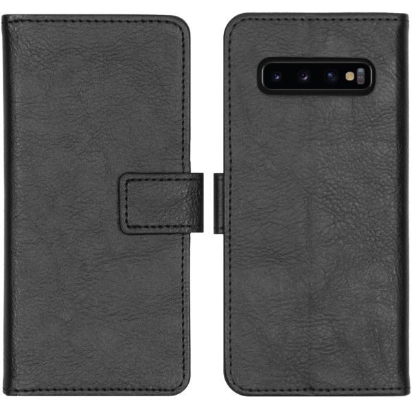 imoshion Étui de téléphone portefeuille Luxe Galaxy S10 - Noir