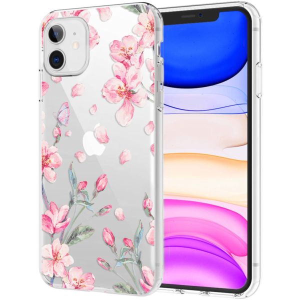 imoshion Coque Design iPhone 11 - Fleur - Rose