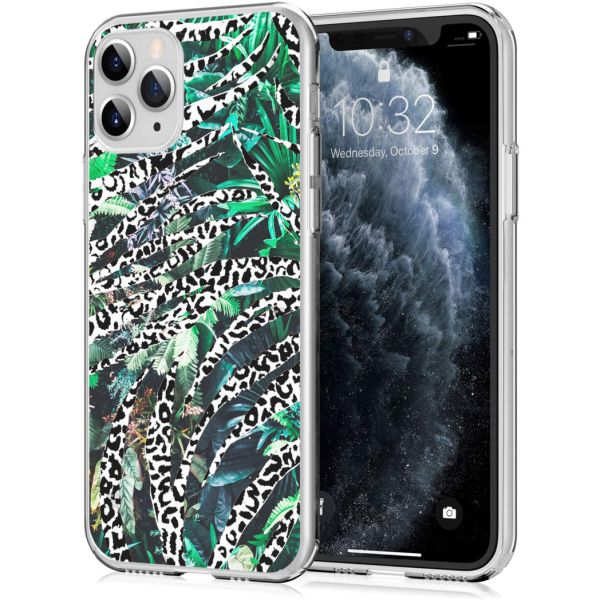 iMoshion Coque Design iPhone 11 Pro - Jungle - Blanc / Noir / Vert