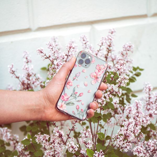 iMoshion Coque Design iPhone 11 Pro - Fleur - Rose