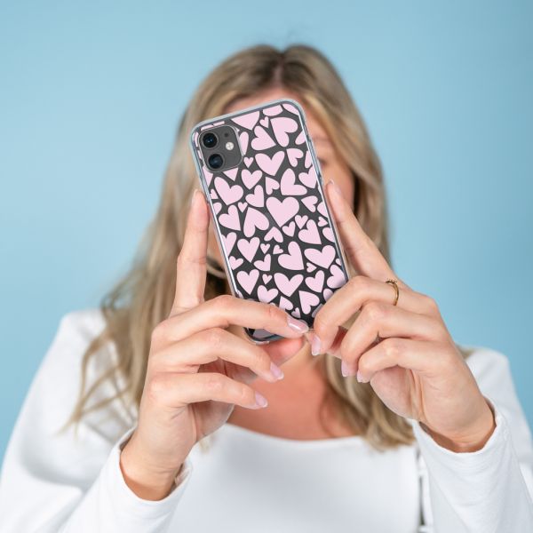 iMoshion Coque Design iPhone 11 Pro - Cœurs - Rose