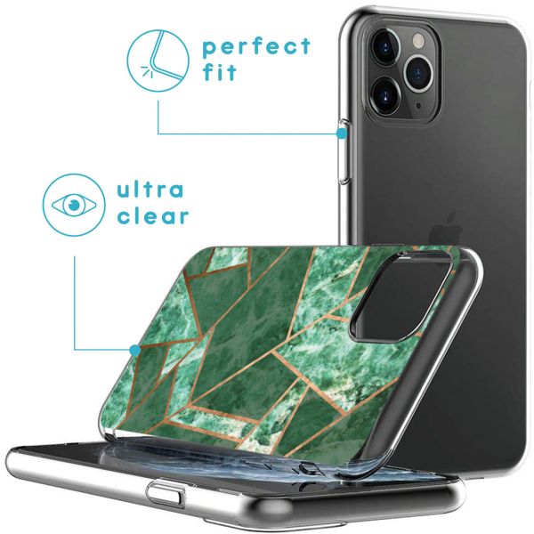 iMoshion Coque Design iPhone 11 Pro - Cuive graphique / Vert