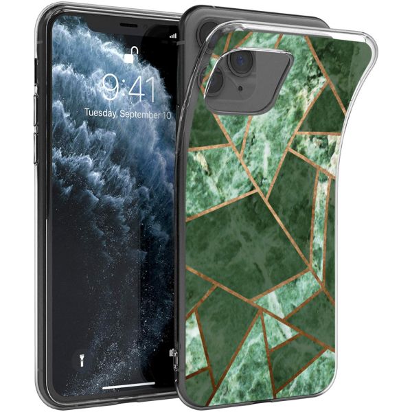 iMoshion Coque Design iPhone 11 Pro - Cuive graphique / Vert