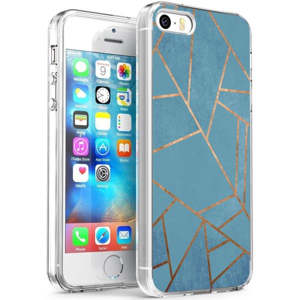 imoshion Coque Design iPhone 5 / 5s / SE - Blue Graphic