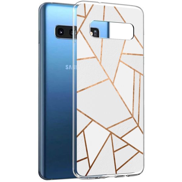 imoshion Coque Design Samsung Galaxy S10 - White Graphic