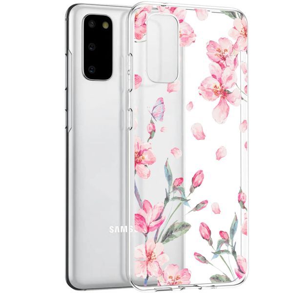 imoshion Coque Design Samsung Galaxy S20 - Fleur - Rose