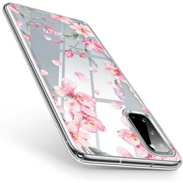 imoshion Coque Design Samsung Galaxy S20 - Fleur - Rose