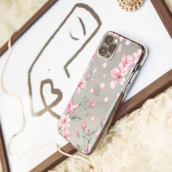 iMoshion Coque Design Samsung Galaxy A50 / A30s - Fleur - Rose