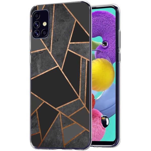 iMoshion Coque Design Samsung Galaxy A51 - Black Graphic