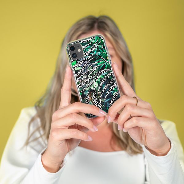 imoshion Coque Design Galaxy A71 - Jungle - Blanc / Noir / Vert