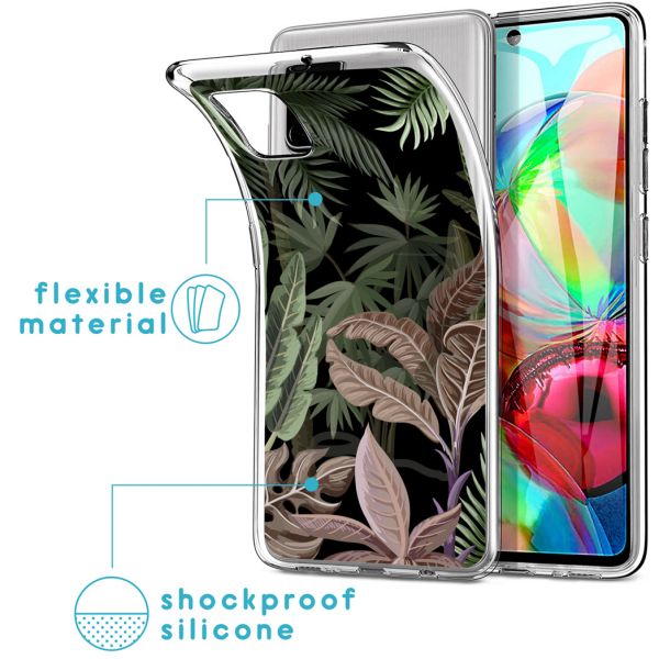 iMoshion Coque Design Samsung Galaxy A71 - Dark Jungle