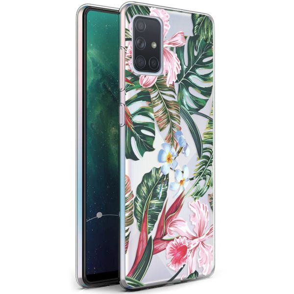 iMoshion Coque Design Samsung Galaxy A71 - Tropical Jungle