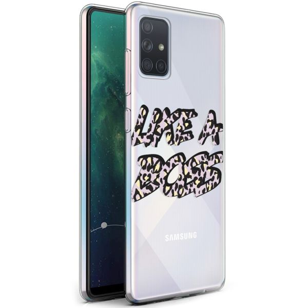 imoshion Coque Design Galaxy A71 - Like A Boss - Violet / Noir