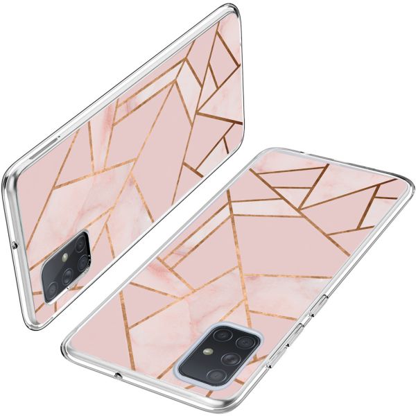 iMoshion Coque Design Samsung Galaxy A71 - Pink Graphic