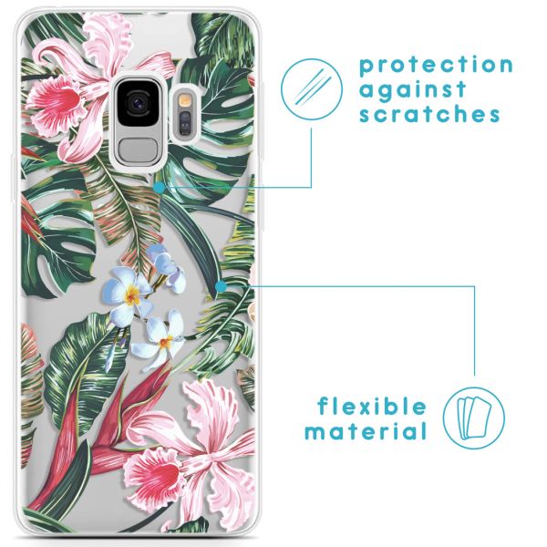 imoshion Coque Design Samsung Galaxy S9 - Tropical Jungle