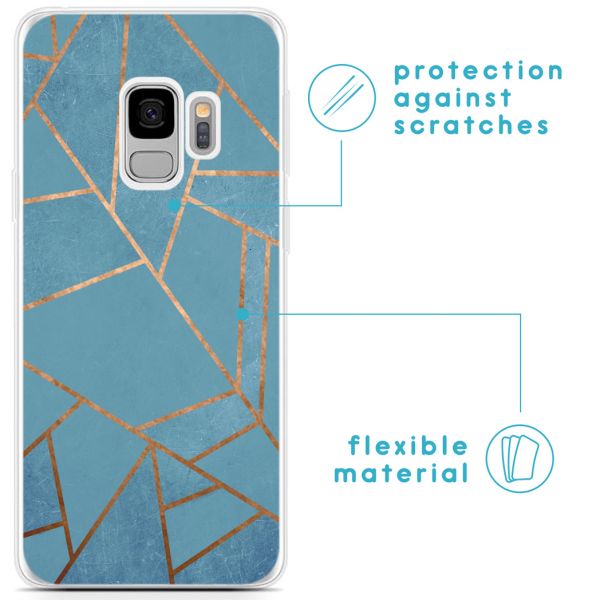 imoshion Coque Design Samsung Galaxy S9 - Blue Graphic