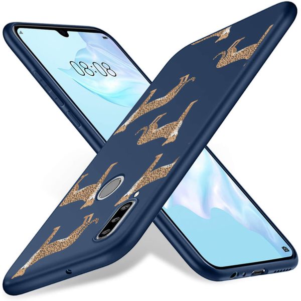 imoshion Coque Design Huawei P30 Lite - Léopard - Bleu